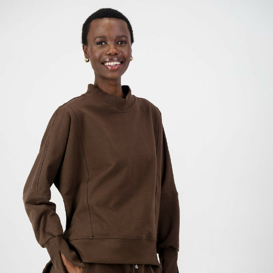 Tate Cotton Fleece Top