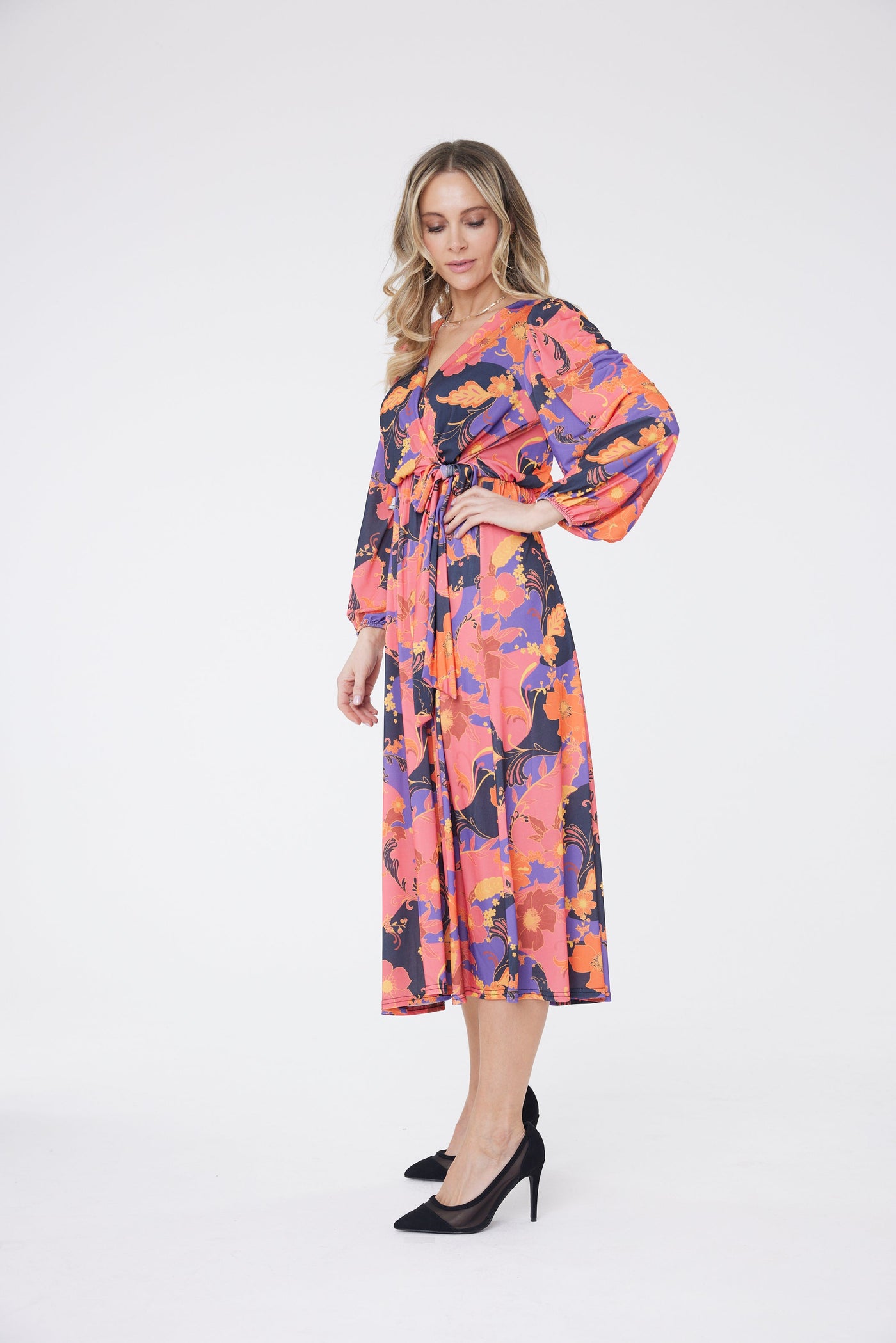 Bella Floral Print Dress