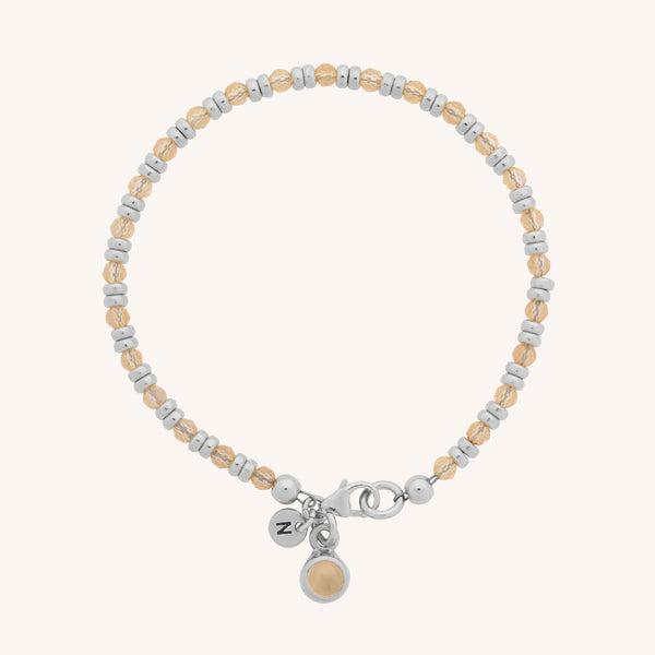 Citrine Linear Birthstone Bracelet - November