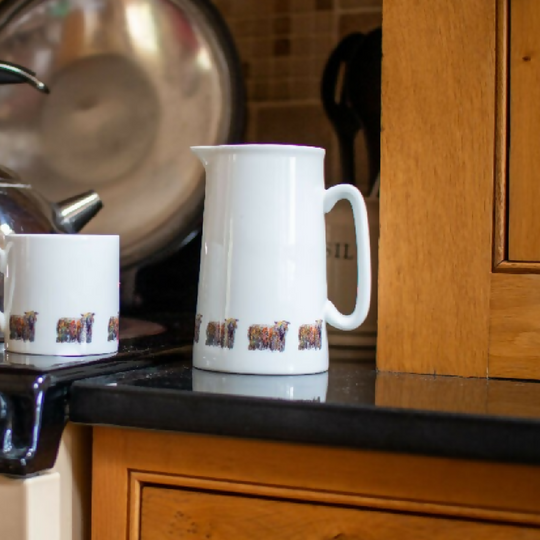 Longwool Sheep Fine China Jugs