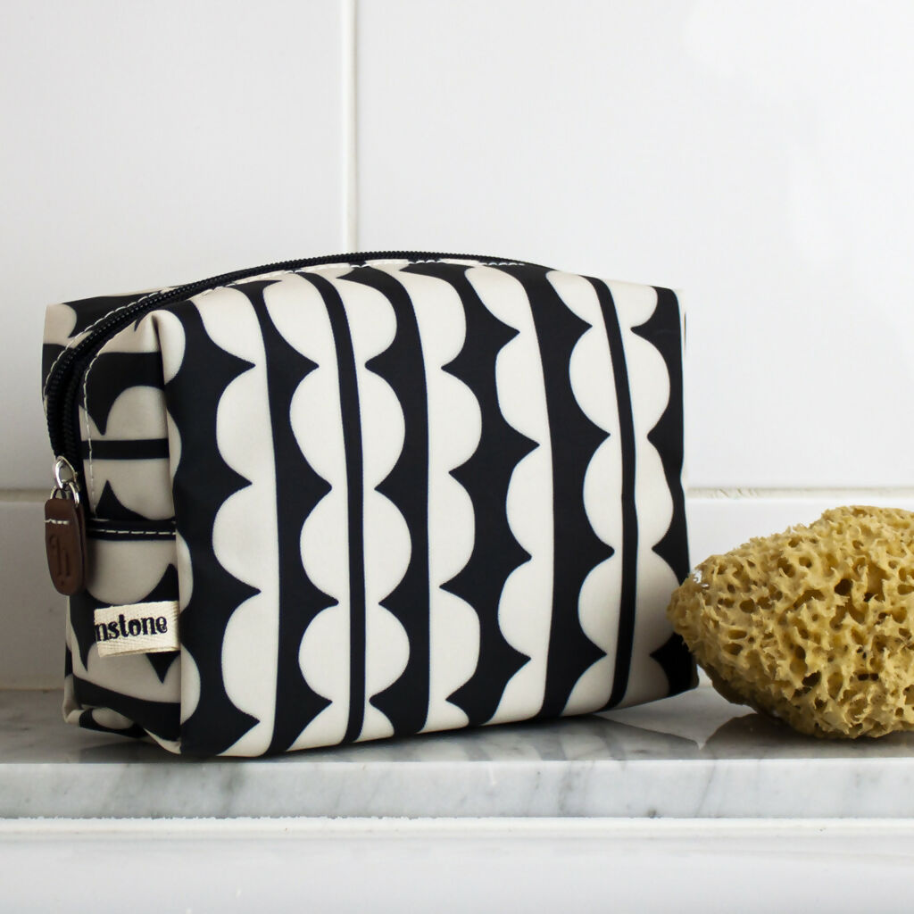 Cosmetics Bag in Black and White