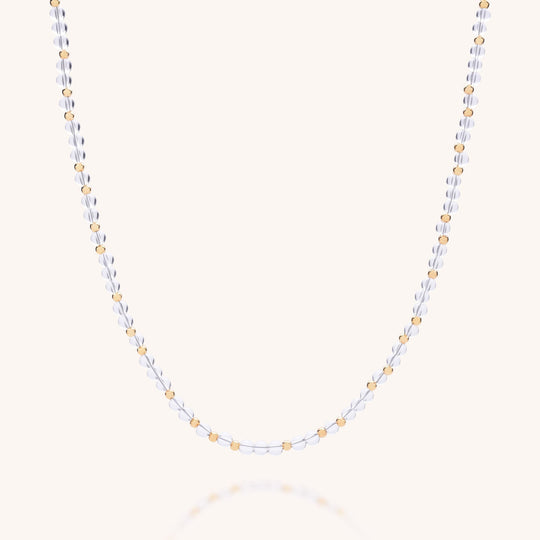 Jewel Bead Birthstone Necklace - April