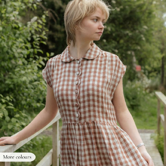 HAND CRAFTED SCALLOPED DRESS