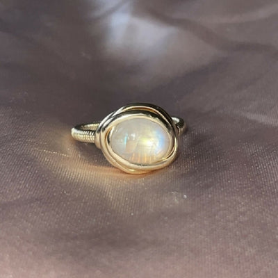 Moonstone 12ct Gold Filled Ring