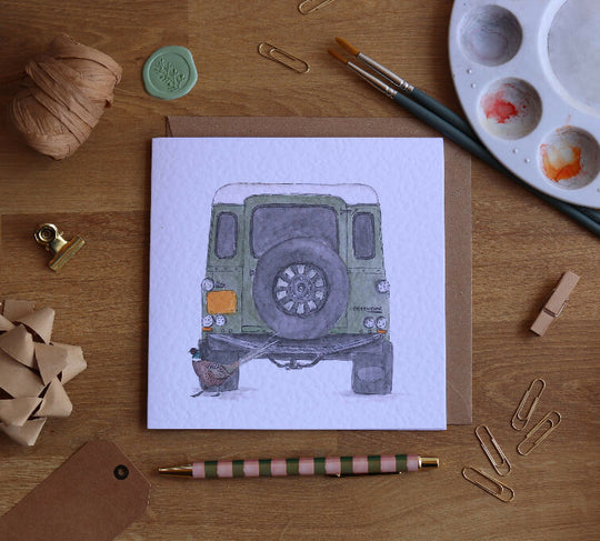 Country Defender Greeting Card