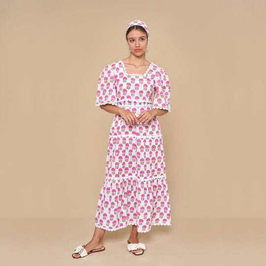 The Betty Block Print Dress