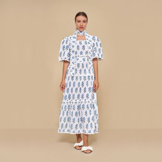 The Farrah Block Print Dress