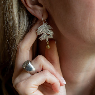 Yew Leaf Earrings