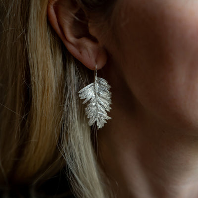 Yew Leaf Earrings