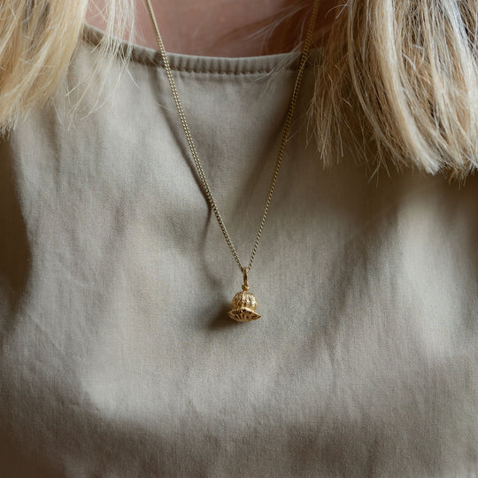 Gold Poppy Seed Ashes Pendant