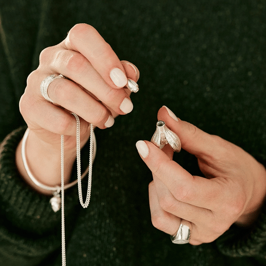 Snowdrop Ashes Pendant