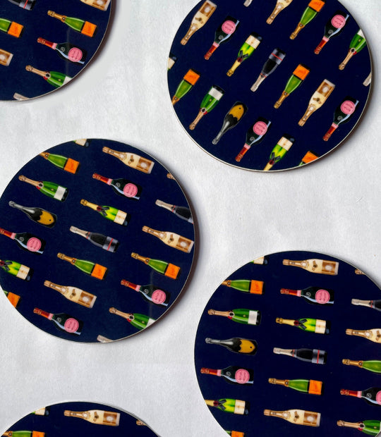 Champagne & Fizz Coasters