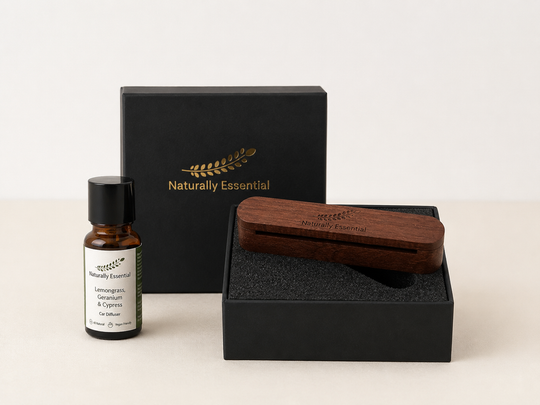 Walnut Wood Essential Oil Car Diffuser