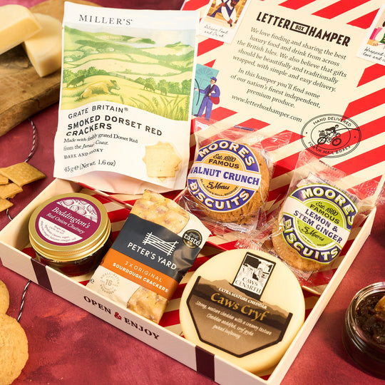 Cheese and Biscuits by Post Letter Box Hamper