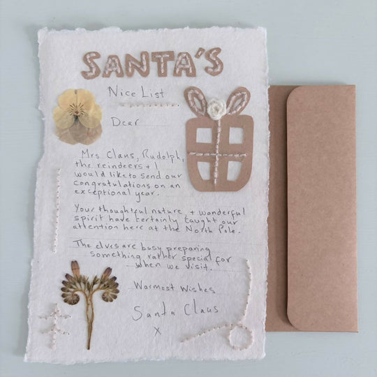 Handmade Personalised Letter from Santa
