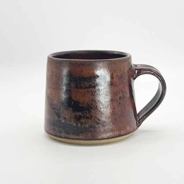 Coffee cup copper front