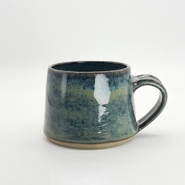Coffee mug blue rutile front