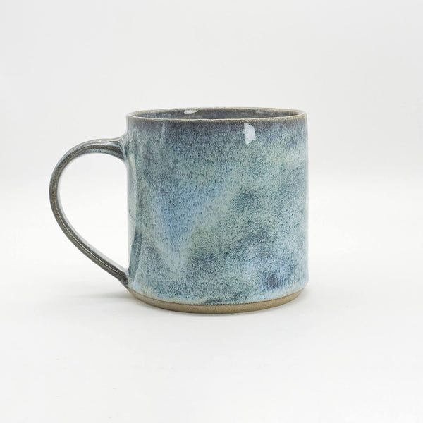 Coffee mug soft blue front