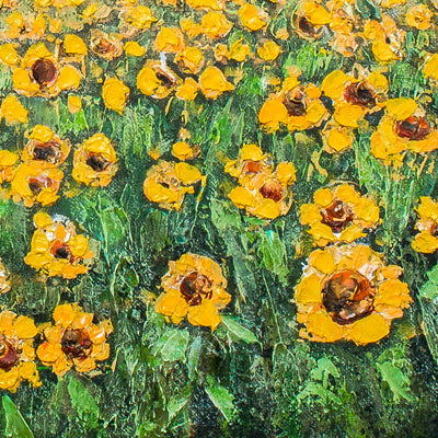 Cornish Sunflowers Original Art