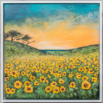 Cornish Sunflowers Original Art