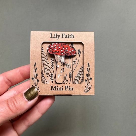 Fly Agaric Mini Pin