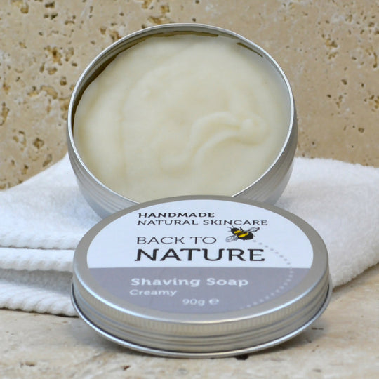 Natural handmade shaving soap