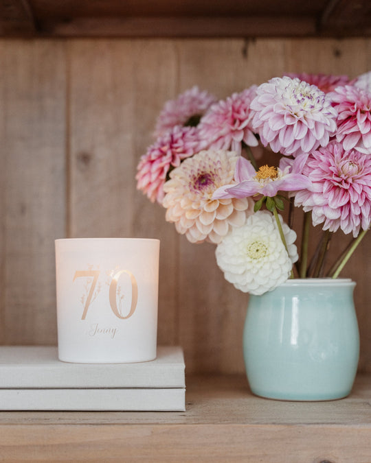 Personalised Luxury Scented Birthday Candle