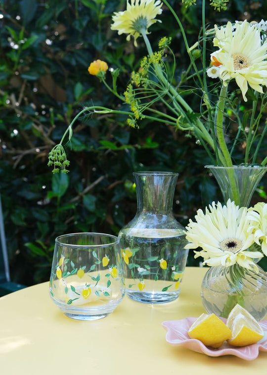 Limoncello carafe & glass set