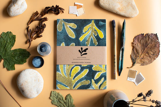 Seaweed Paper A5 Journal - Sea Kelp
