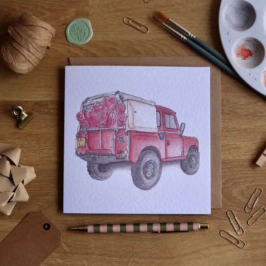 Defender Valentine Greeting Card
