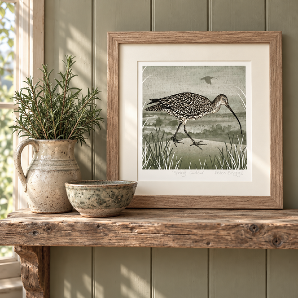 Curlew -Signed and mounted Giclée Art Print