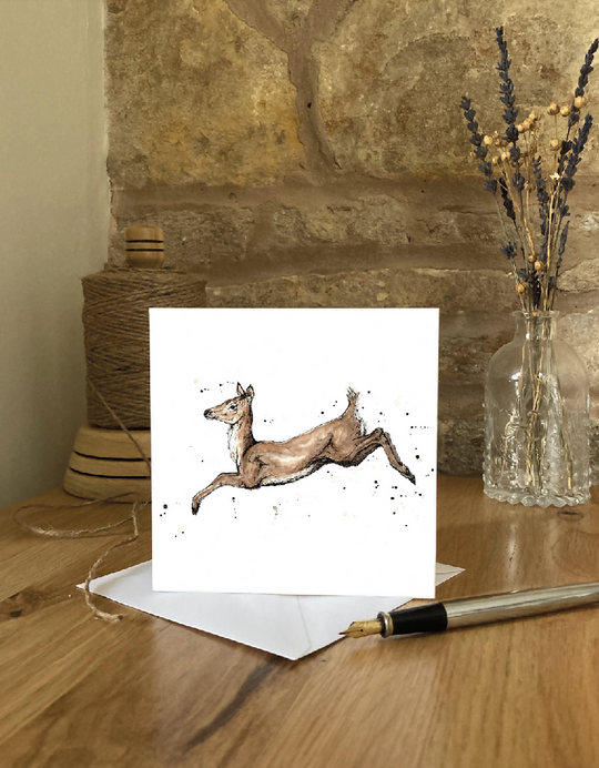 The Leap | Greetings Card