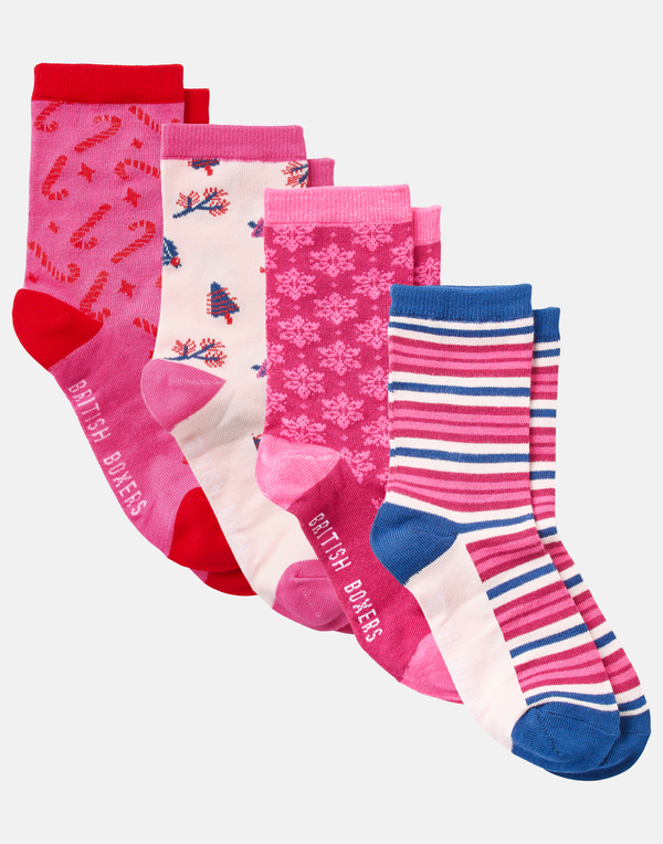 Women's Bamboo Four-Pair Sock Gift Box – Ding Dong Merrily