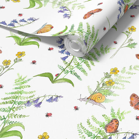 Cornish Woodland Sustainable Wallpaper
