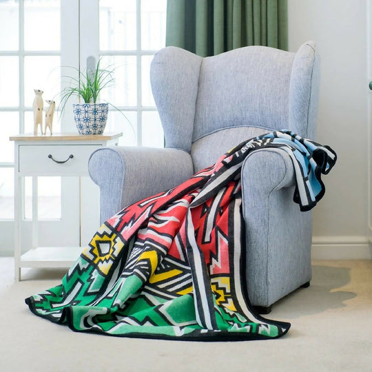 Bella Vita Unosinky Red Apple Blanket