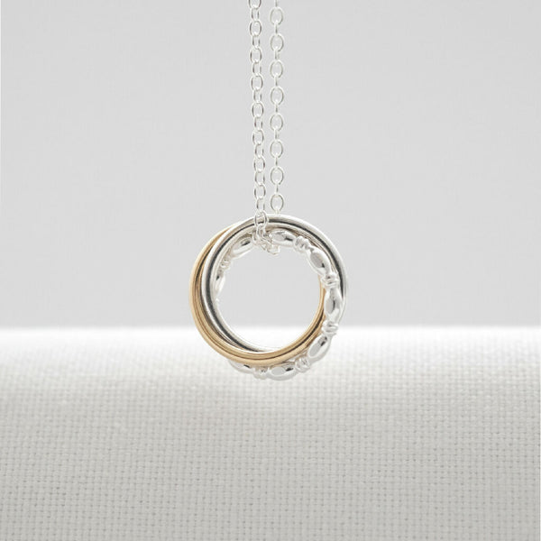 9ct Gold & Silver 30th Birthday Necklace