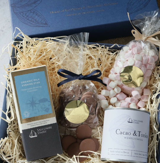 'Hygge' Candle And Hot Chocolate Hamper