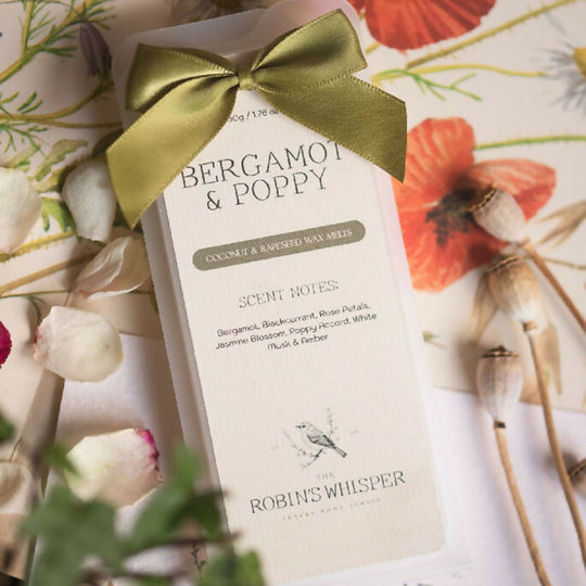 Bergamot and Poppy Botanical Wax melt