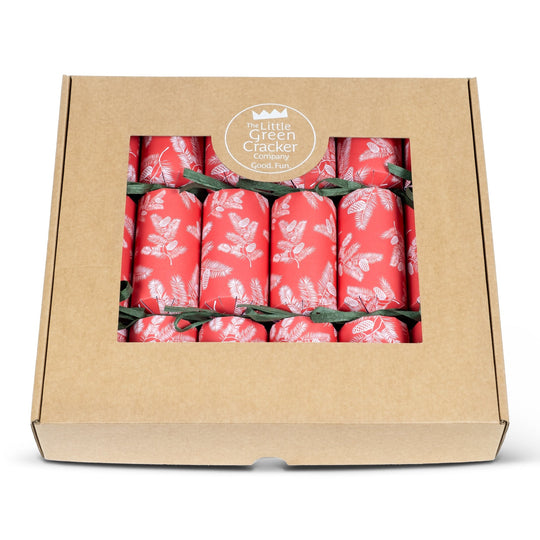 Li'l Eco Crimson Christmas Crackers