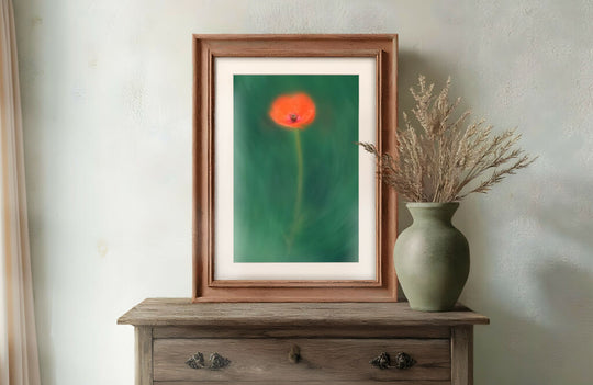 Poppy - Flower Art Print for Home Interiors