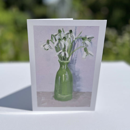 Spring Snowdrops Greeting Card