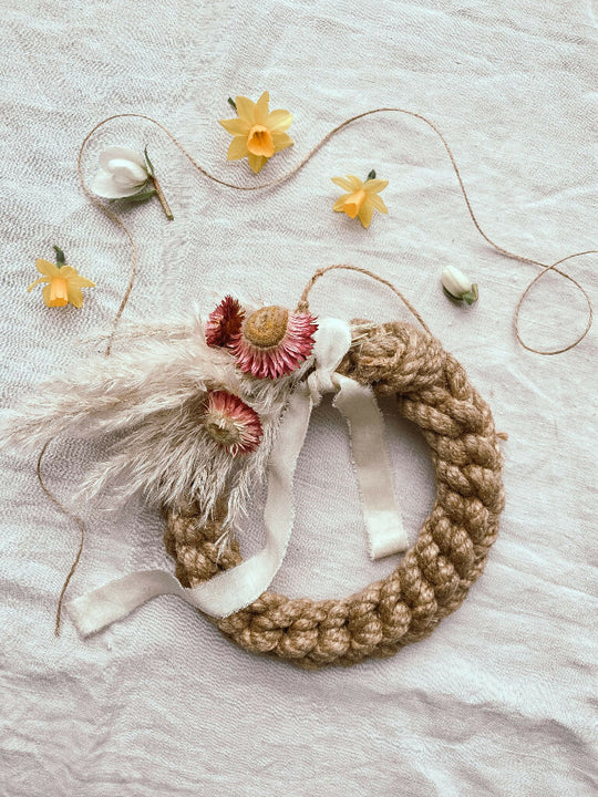 Small 15cm Rope Spring Wreath