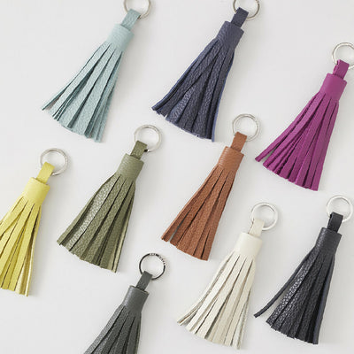 Autumnal Leather Tassels - Rhe Amore - Web