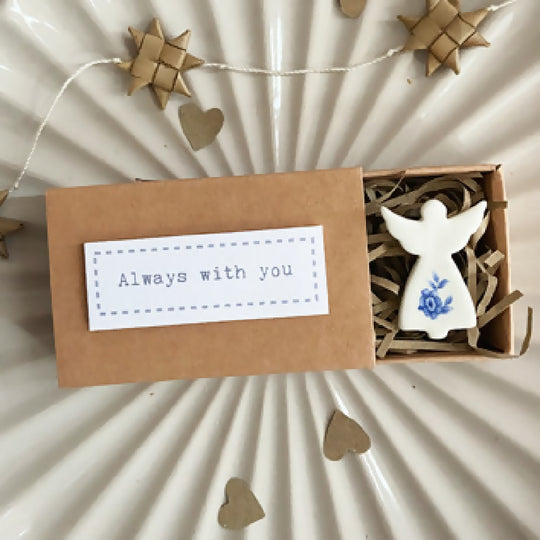 Porcelain Matchbox Token Always With You