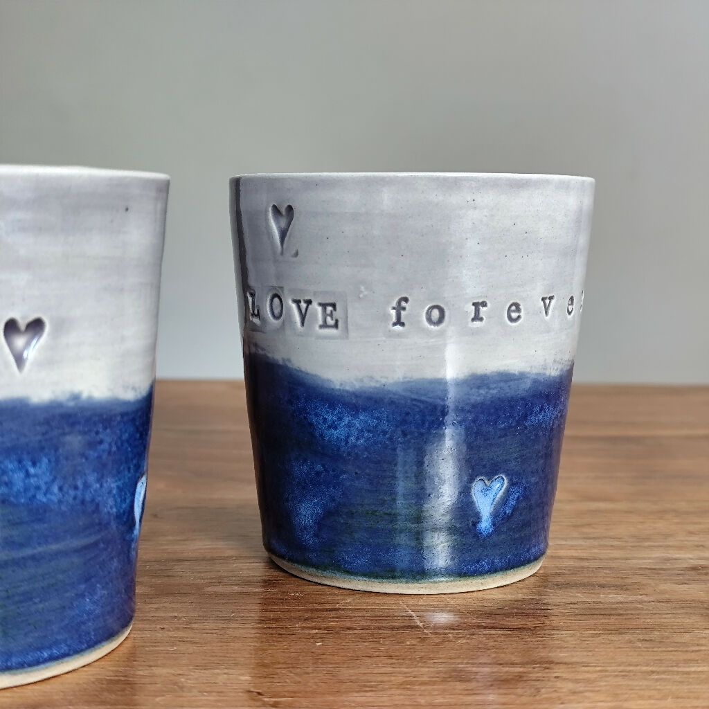 Tumbler In Blue Purple Wedding Gift For A Couple