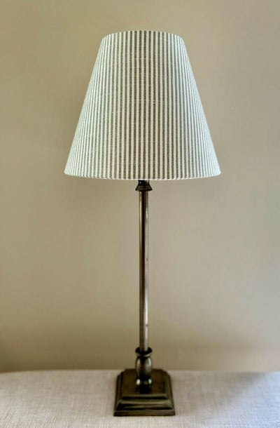 'Pinstripes Grey' Lampshade