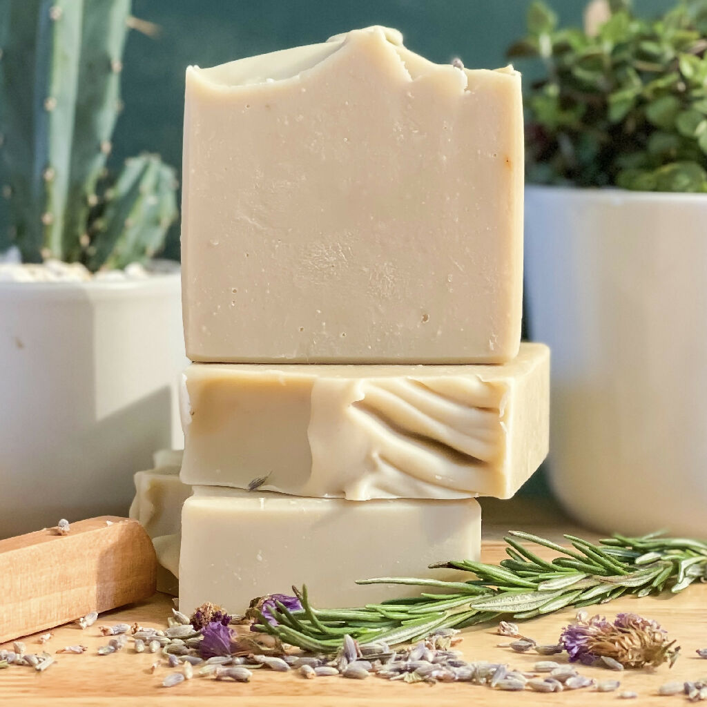 Herbal Soap: Rosemary, Sage, Lavender Goat's Milk Soap