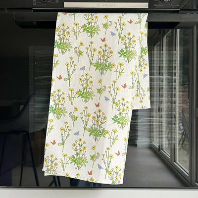 buttercups tea towel 2