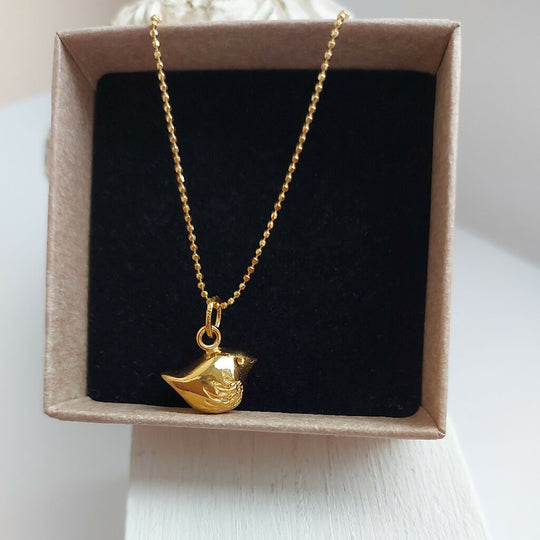 The Chunky Bird Charm Necklace