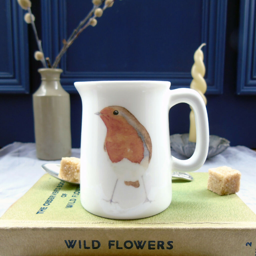 robin bud vase